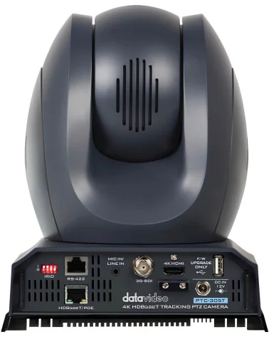 Datavideo PTC-305T | 4K Auto-Tracking PTZ Camera, 20x Zoom, SDI, HDMI, HDBaseT, IP Streaming, PoE