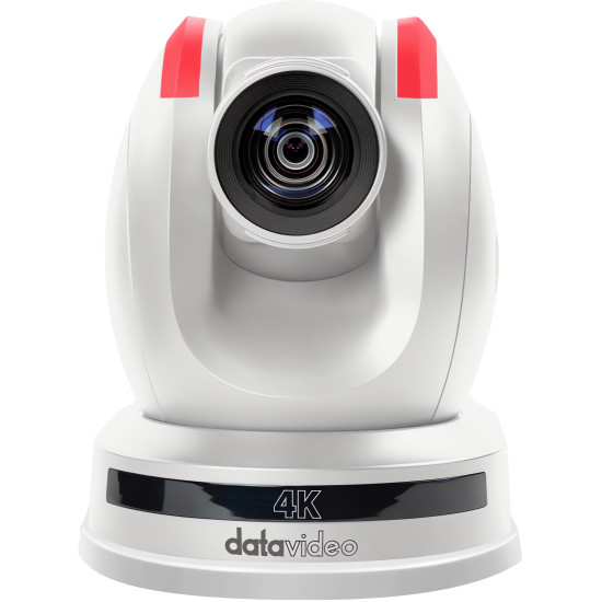 Datavideo PTC-305T White | 4K Auto-Tracking PTZ Camera, 20x Zoom, SDI, HDMI, HDBaseT, IP Streaming, PoE