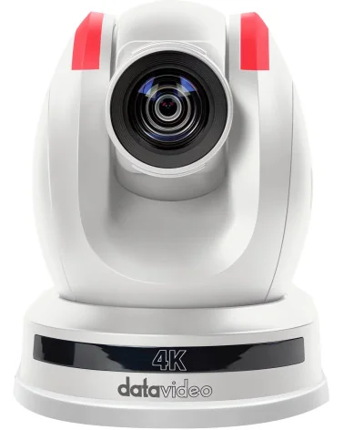 Datavideo PTC-305T White | 4K Auto-Tracking PTZ Camera, 20x Zoom, SDI, HDMI, HDBaseT, IP Streaming, PoE