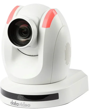 Datavideo PTC-285 White | 4K AI Auto-Tracking Caméra PTZ, 12x Zoom, SDI, HDMI, IP Streaming, PoE