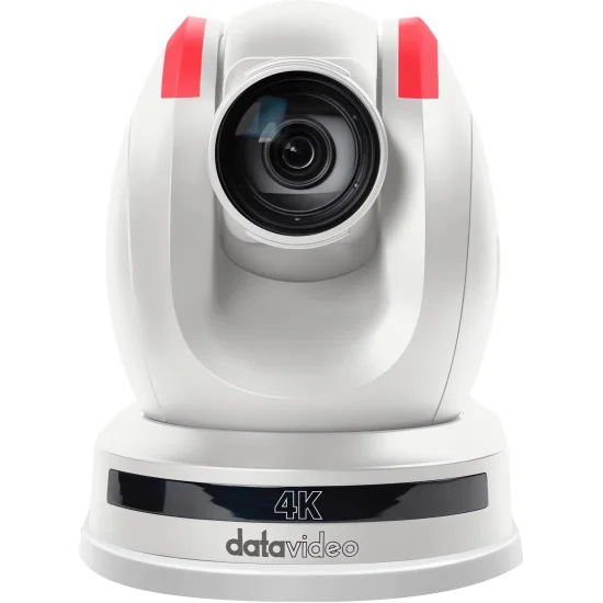 Datavideo PTC-285T White | 4K Auto-Tracking PTZ Camera, 12x Zoom, SDI, HDMI, HDBaseT, IP Streaming, PoE