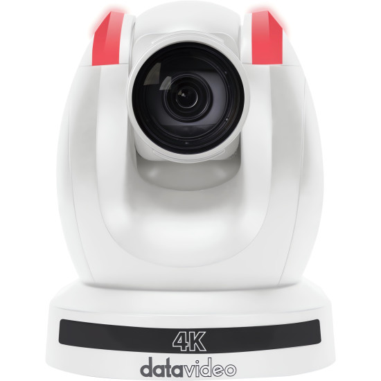 Datavideo PTC-305NDI White | 4K AI Auto-Tracking Caméra PTZ, 20x Zoom, NDI|HX3, SDI, HDMI, IP Streaming, PoE