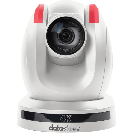 Datavideo PTC-285NDI White | 4K Auto-Tracking PTZ Camera, 12x Zoom, NDI|HX3, SDI, HDMI, IP Streaming, PoE