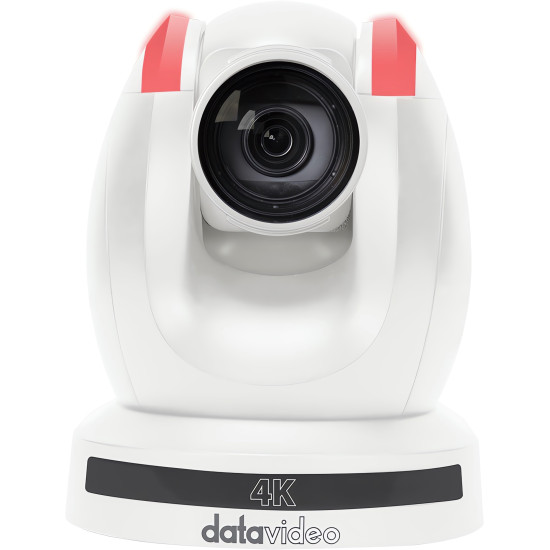 Datavideo PTC-280NDI White | 4K PTZ Camera, 12x Zoom, NDI|HX2, SDI, HDMI, IP Streaming, PoE