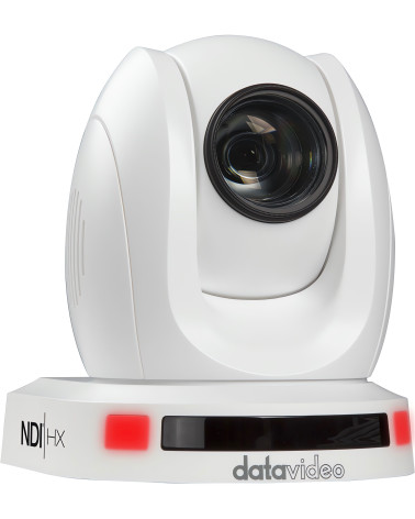 Datavideo PTC-140NDI White | PTZ Camera, 20x Zoom, NDI|HX, SDI, HDMI, IP Streaming