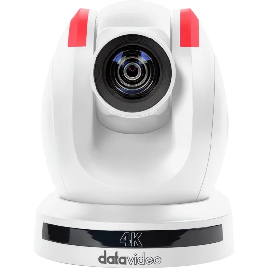 Datavideo PTC-300NDI White | 4K PTZ Camera, 20x Zoom, NDI|HX, SDI, HDMI, IP Streaming, PoE