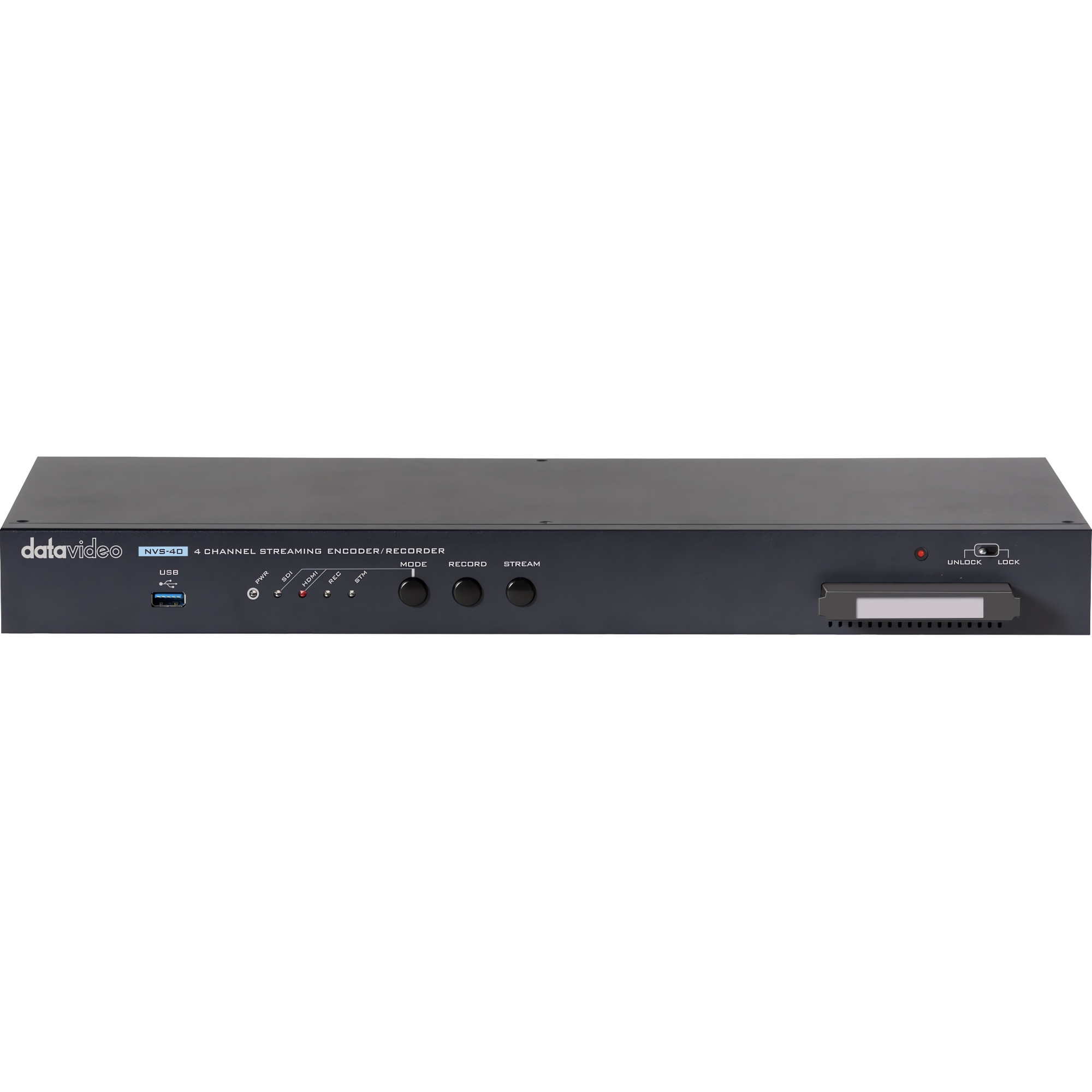 Datavideo NVS-40 | 4-Channel Streaming Video Encoder, HDMI, SDI