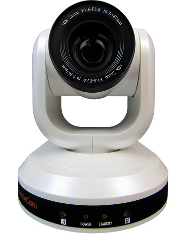 HuddleCamHD 10X Gen3 HC10X-WH-G3 White | Caméra de conférence PTZ, 10x Zoom, sortie USB