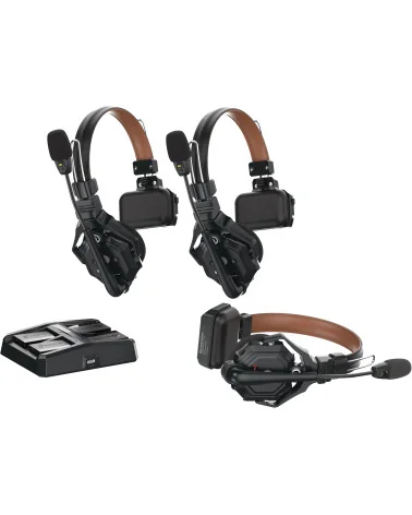 Hollyland Solidcom C1 Pro 3S | Full-Duplex Wireless Intercom System with 3 ENC Headsets