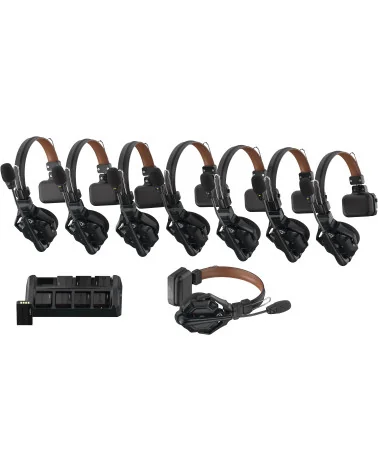 Hollyland Solidcom C1 Pro 8S | Système intercom sans fil avec 8 casques ENC Full-Duplex