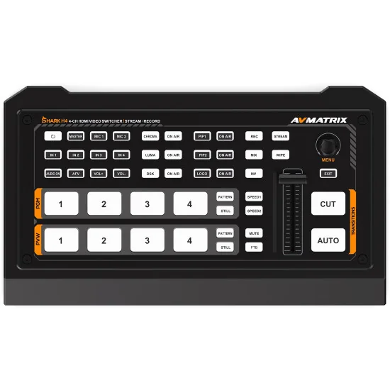 AVMATRIX Shark H4 Mélangeur streaming vidéo