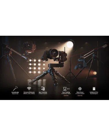 edelkrone HeadPLUS v2 | Tête motorisée Pan/Tilt, Appli sans fil, Intégration Slider & Jib