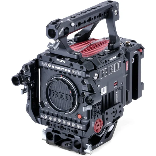 Tilta Camera Cage for RED V-RAPTOR Advanced Kit (ESR-T08-B-AB) | Baseplate, Cage, Gold Mount Battery Plate