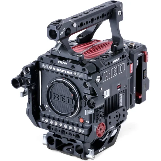 Tilta Camera Cage for RED V-RAPTOR Advanced Kit (ESR-T08-B-V) | Plaque de base, Plaque de batterie V-Mount