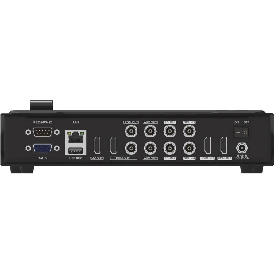 AVMATRIX SHARK S6 | Mélangeur streaming vidéo à 6 canaux, SDI, HDMI, USB, écran 5", enregistrement