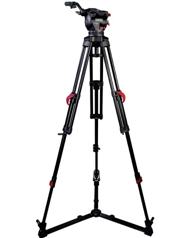 Cartoni Focus 10 Red Lock System GS | Video Tripod with Fluid Head