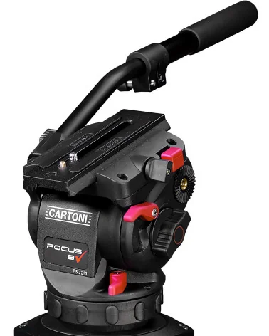 Cartoni Focus 8 2-St SDS Carbon System | Video Tripod with Fluid Head