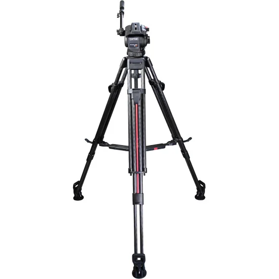 Cartoni Focus 8 2-St SDS Carbon System | Video Tripod with Fluid Head