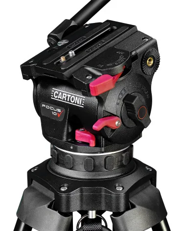 Cartoni Focus 10 2-St SDS Alu System | Video Tripod with Fluid Head