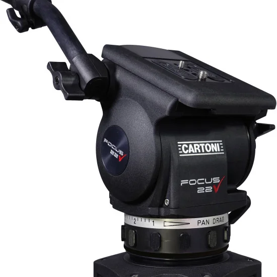 Cartoni Focus 22 2-St SDS Alu System | Video Tripod with Fluid Head