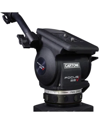 Cartoni Focus 22 2-St SDS Alu System | Video Tripod with Fluid Head