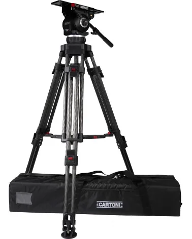 Cartoni Focus 22 EFP 2-St CF System MS | Video Tripod with Fluid Head