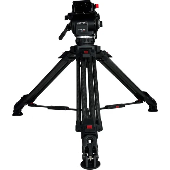 Cartoni Focus 22 EFP 2-St CF System MS | Video Tripod with Fluid Head