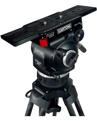 Cartoni Focus 22 EFP 2-St CF System MS | Video Tripod with Fluid Head