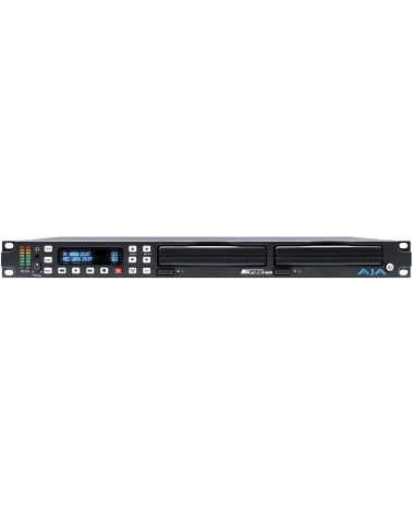 AJA Ki Pro Rack | SSD Video Recorder & Player, 1080p Recording, HDMI, SDI, BNC, XLR, 1U Rack