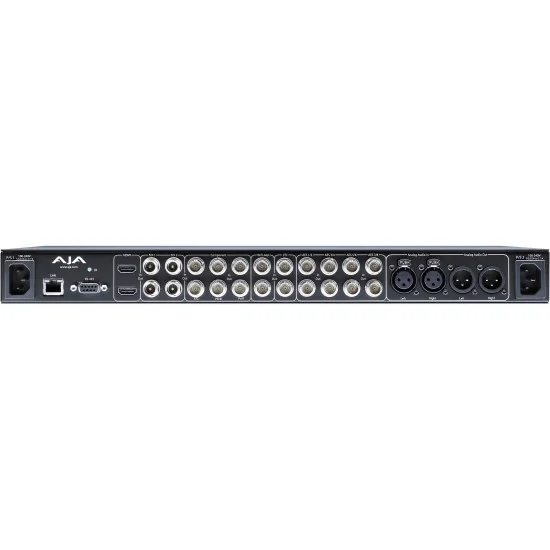 AJA Ki Pro Rack | SSD Video Recorder & Player, 1080p Recording, HDMI, SDI, BNC, XLR, 1U Rack