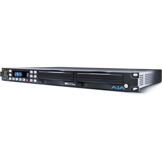 AJA Ki Pro Rack | SSD Video Recorder & Player, 1080p Recording, HDMI, SDI, BNC, XLR, 1U Rack