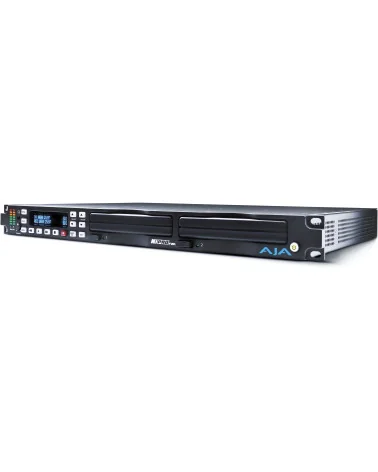 AJA Ki Pro Rack | Enregistreur & lecteur vidéo SSD, enregistrement 1080p, HDMI, SDI, BNC, XLR, 1U Rack