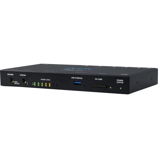 AJA HELO Plus | 2-Channel Streaming Video Encoder, HDMI, SDI