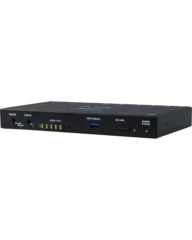 AJA HELO Plus | 2-Channel Streaming Video Encoder, HDMI, SDI