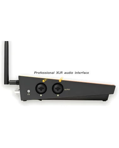 Nagasoft NSCaster X1 | Mélangeur streaming audio-vidéo, LAN, Wi-Fi, 4G, NDI, 2x SDI, 2x HDMI, XLR