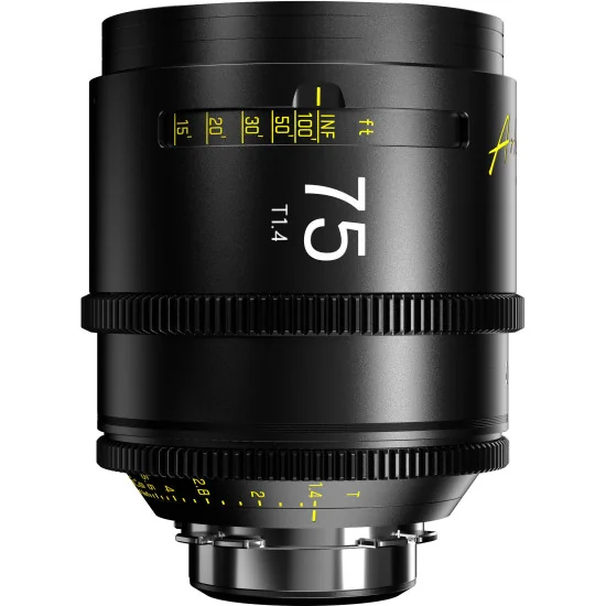 DZOFilm Arles 75mm T1.4 FF/VV Prime Cine Lens PL Mount (metric) | Full Frame Vista Vision Cinema Lens