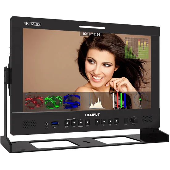 Lilliput Q13 13.3" 12G-SDI HDMI | Moniteur de studio de diffusion professionnelle 4K