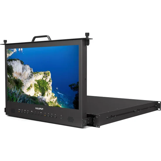 Lilliput RM-1730S 17.3" SDI HDMI | Moniteur de studio de diffusion professionnelle Rack