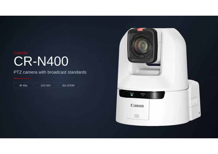 Canon CR-N400 – une caméra PTZ aux qualités et aux standards du broadcast.